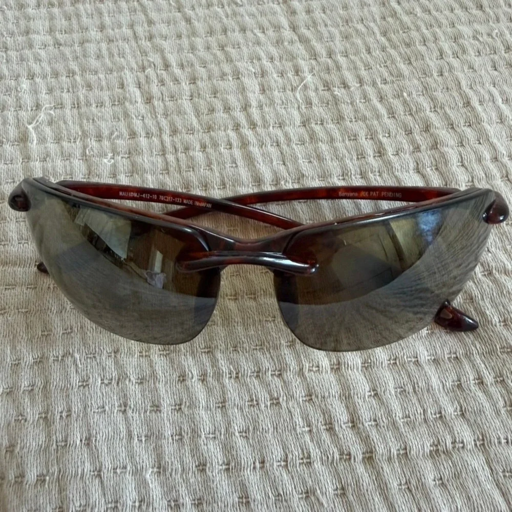 Maui Jim Banyans MJ-412-10 Tortoise HCL Bronze Polarized Sunglasses Japan